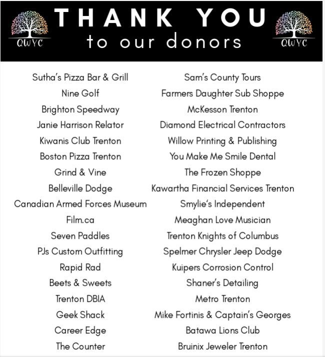 Golf Night donors